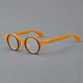 Giusy Round Classical Acetate Eyeglasses Frame Round Frames Southood Orange